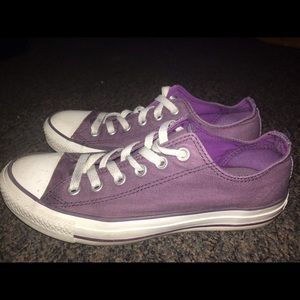 Converse all stars, ladies, purple
